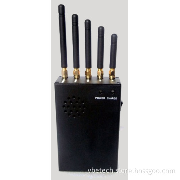 5 Bands Handheld Signal Jammer, Signal Blocker